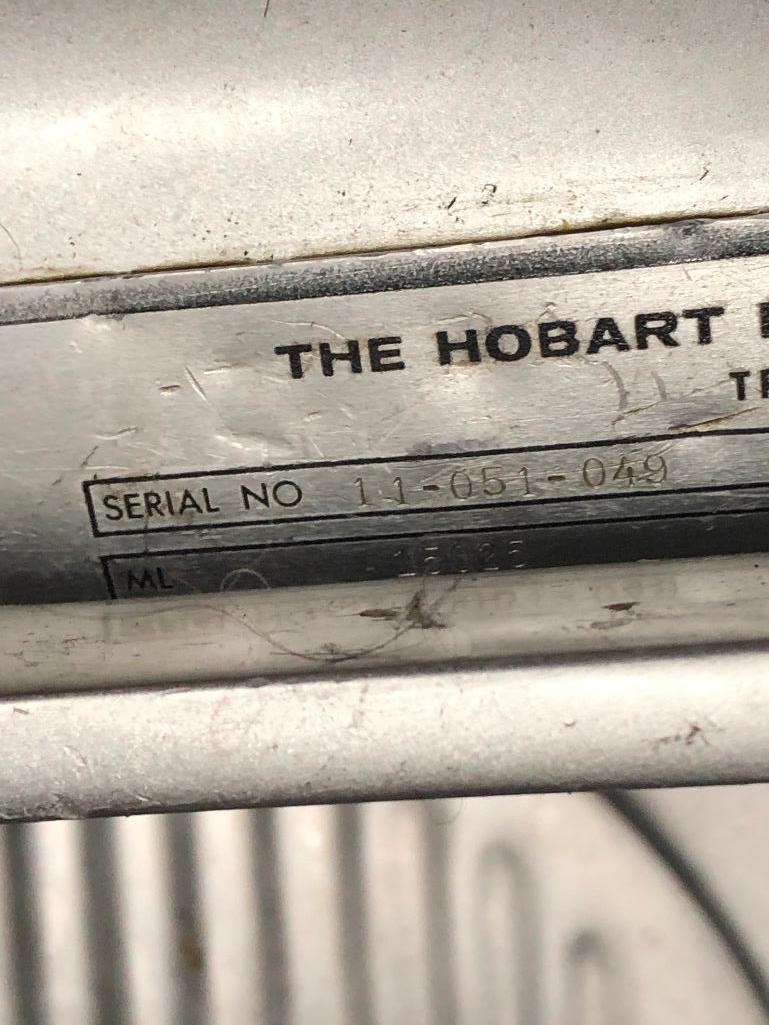Hobart Model: 1612 Commercial Meat Slicer, 12", 115v, 1ph, SN: 11-051-049