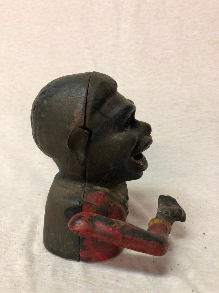 Black Americana Cast Iron Mechanical Bank