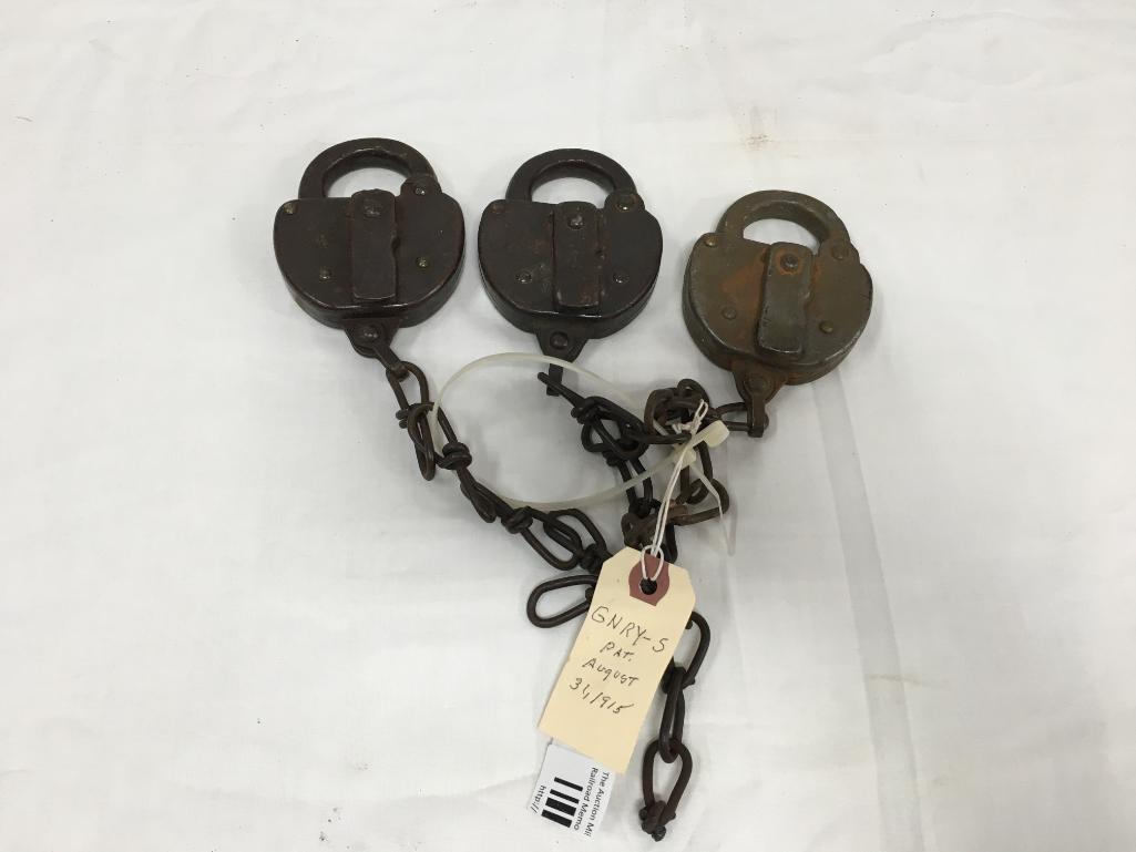 Lot Of 3 GNRY - S - Locks