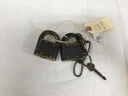 Lot of 2 G.N Yale Lock w Key