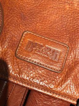 Duluth Trading Company Leather Messenger Bag