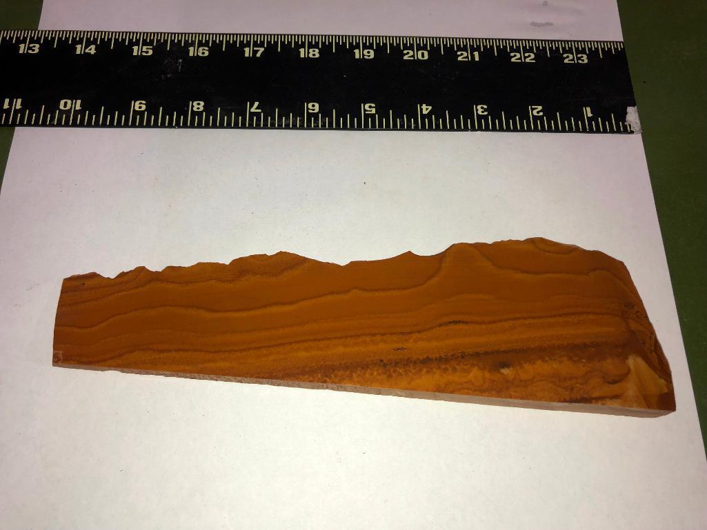 Slab of Unpolished Picture Jasper