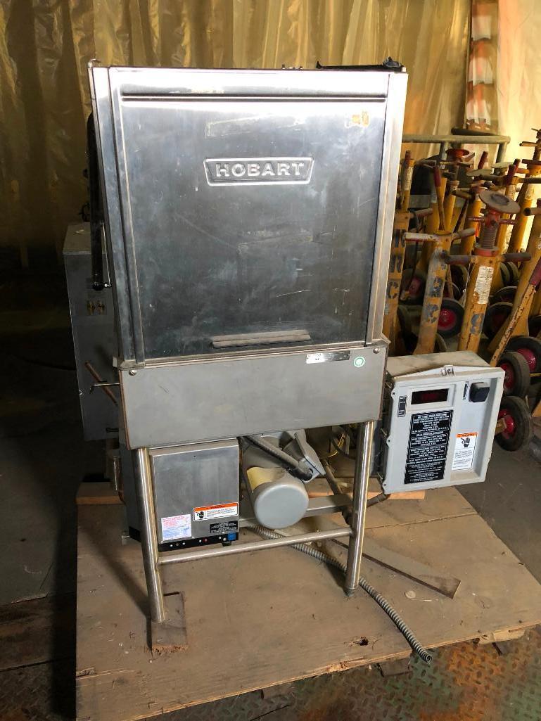 Hobart Model: AM-14 Pass Through Dishwasher, SN: 32614-K - Never Used, but Has Been Stored for Years