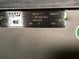 Hobart Model: AM-14 Pass Through Dishwasher, SN: 32614-K - Never Used, but Has Been Stored for Years