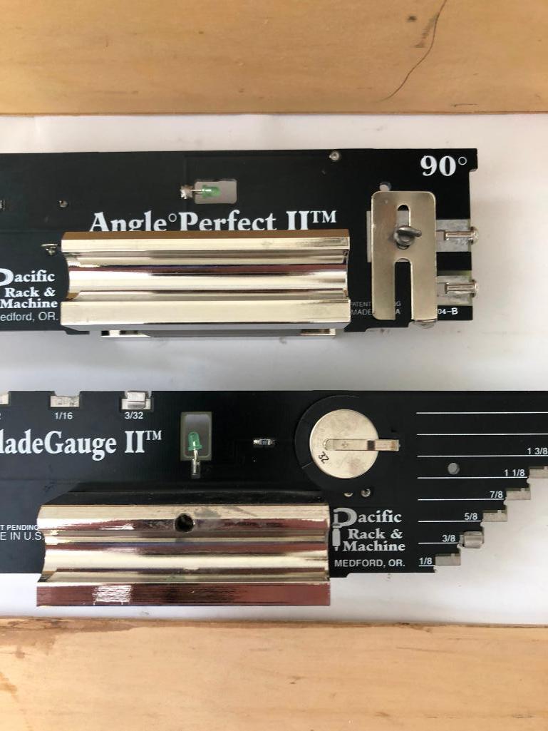 PACIFIC RACK & MACHINE, Precision Height and Angle Setting Gauges, one of each in this boxed set