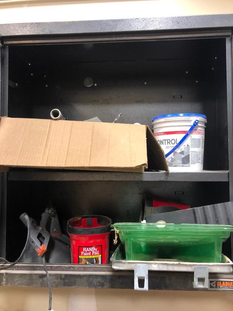 Supply Lot: Lot's of Random Shop Supplies, Hardware, Stains, Nails, C-Clamp, Misc.