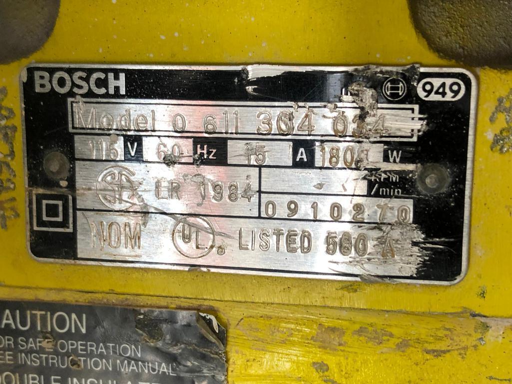Bosch Model: 0 611 304 034 Jack Hammer, Mfg. 1984 w/ 5 Chisel Bits