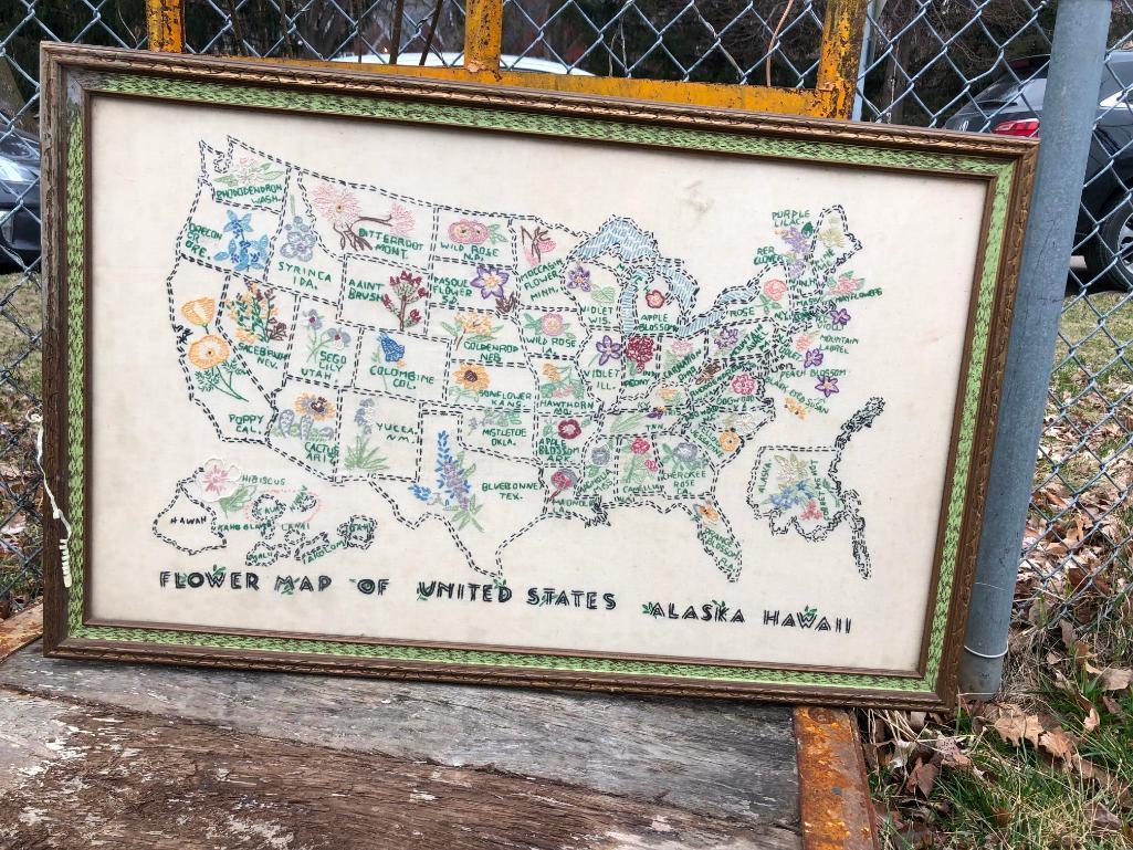 Sampler - State Flowers of the United States, Alaska and Hawaii