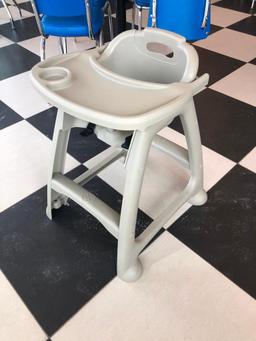 Winco Poly High Chair with Tray