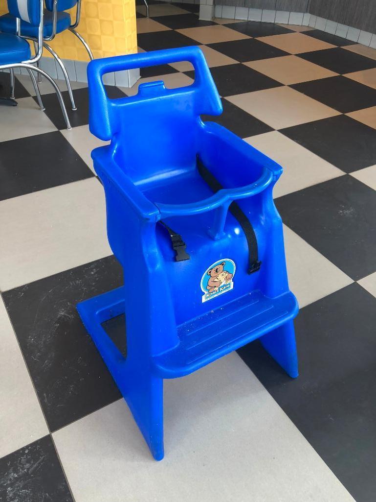 Koala Kare Poly High Chair on Wheels