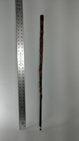 Wood Carved African or Native Cane