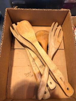 Group of Kitchen Utensils, Ladels, Spoons, Spatulas, Misc.