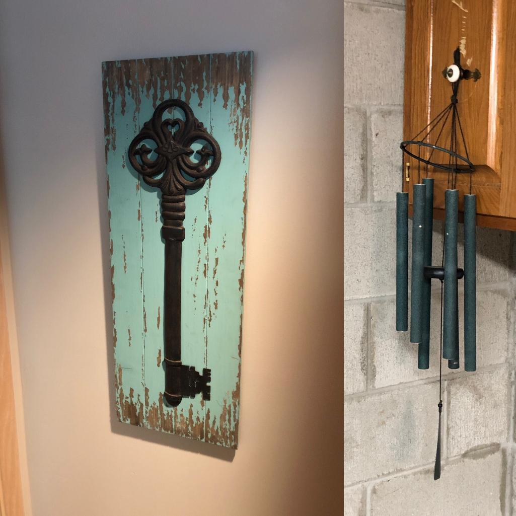 Wind Chime, Skeleton Key Canvas Print