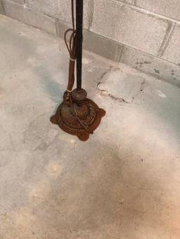 Antique Iron Floor Lamp, Needs Restoration, As-Is