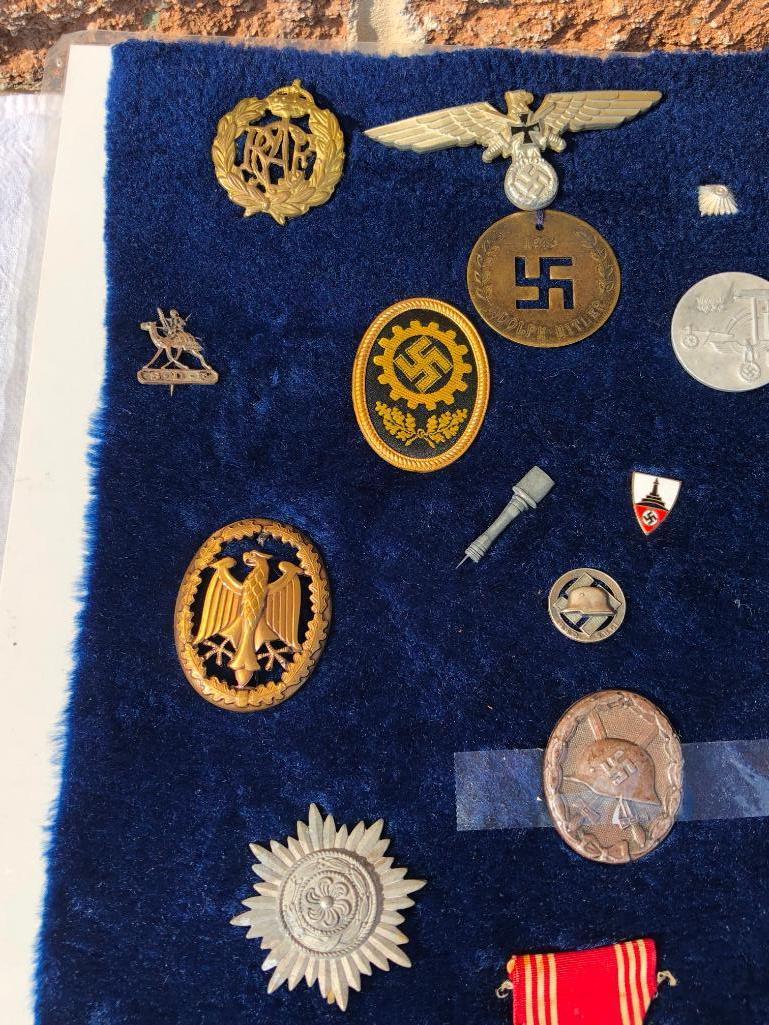 Collection of 20 Nazi German Pins and Badges