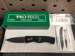 Pro Tech TR-2 Skull Push Button Knife