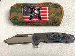 Andre De Villiers AdV Beast Freak 2017-04 Folding Knife