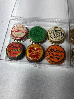 Prohibition Era Hamm's Beer Soda Pop Beverage Bottle Caps & Preferred Stock & Special Caps