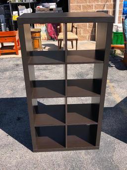 Cube Style Wooden Book Shelf or Storage Shelf, Great for Mudroom