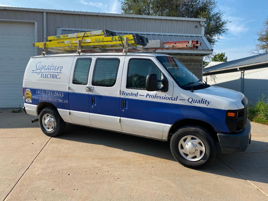 2012 Ford E-250 Super Duty Cargo Van, 77,632 Miles, Automatic