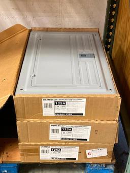 Lot of 3 NEW, Siemens ES Series Main Lug Load Centers 125A Cat. No. S2424L1125G - Panel Boxes