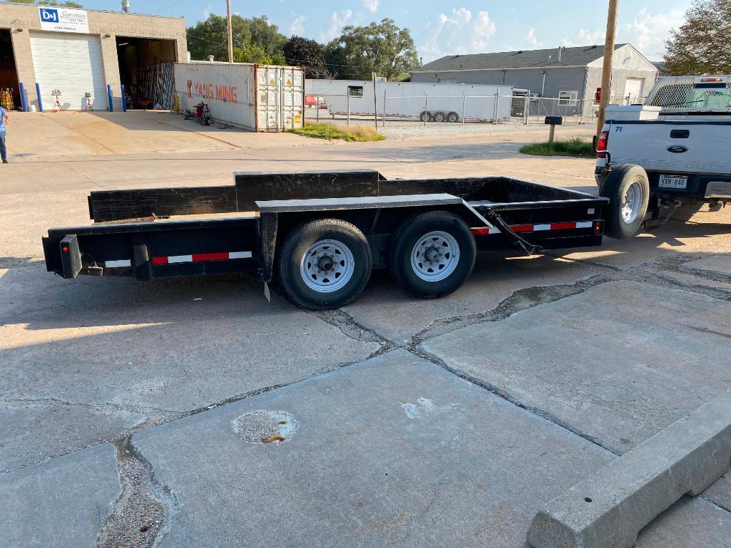 2014 DuoLift Tilt Bed Trailer, 16ft x 6ft, GVRW: 12,500lbs Model: PT1210214 Tandem Axle Tilt