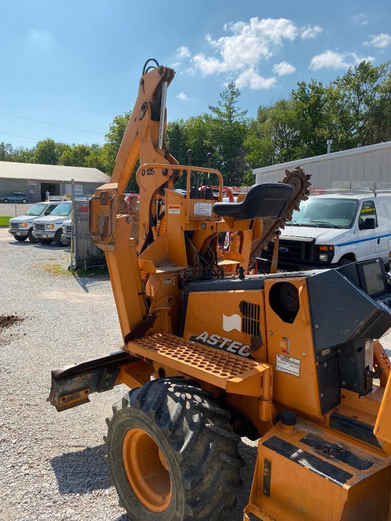 Case Astec Model 560 Model: H939307 Trencher / Model: D125 Backhoe 1,548 hrs