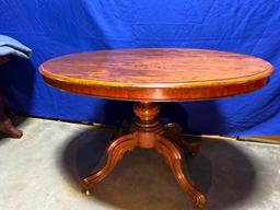 Antique Flip Top Table, 46in x 35in x 29in