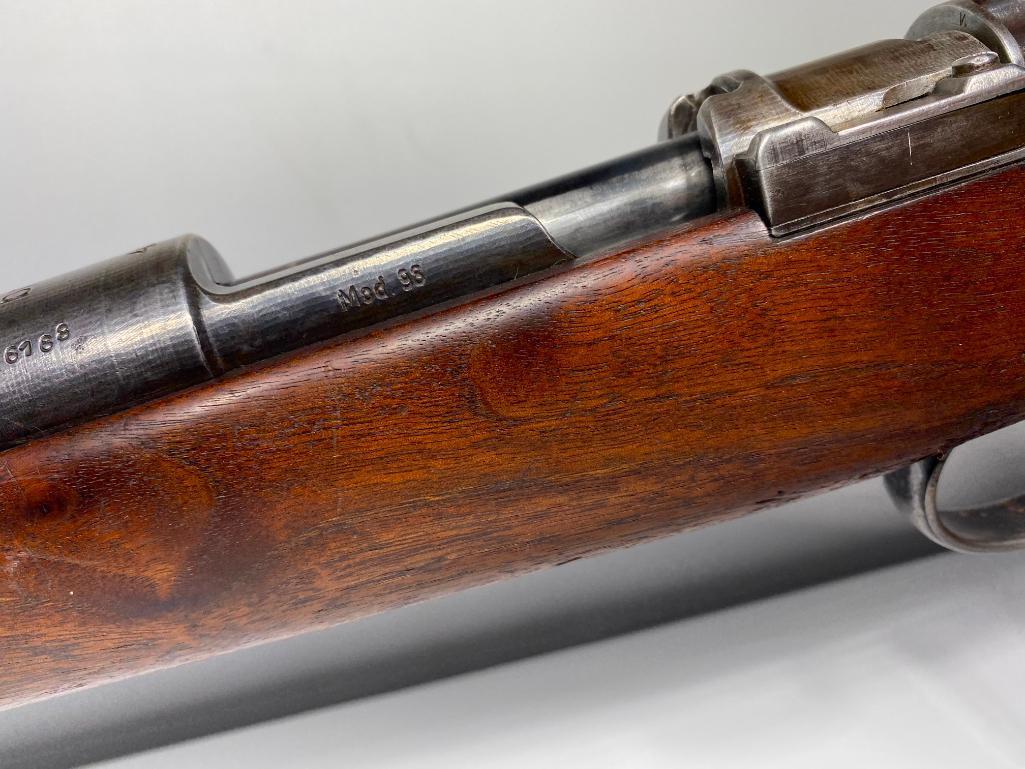 BNZ Model 98 German Mauser Bolt Action Rifle Nazi SS Markings SN:6168