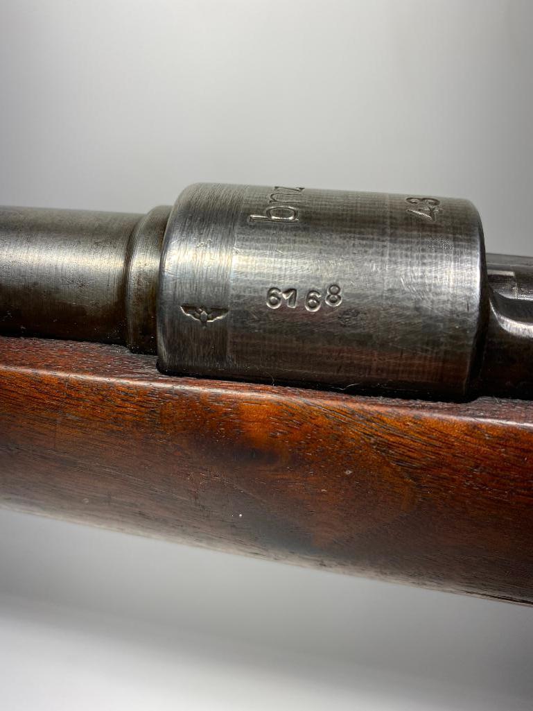 BNZ Model 98 German Mauser Bolt Action Rifle Nazi SS Markings SN:6168