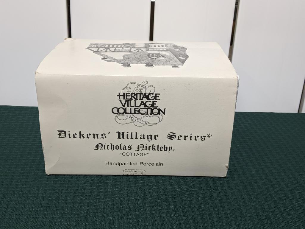 Dickens Village Series-Department 56 -Nicholas Nickerly "Cottage" (The Heritage Village Collection