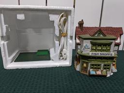 Dickens Village Series-Department 56 -The Mermaid Fish Shoppe (The Heritage Village Collection