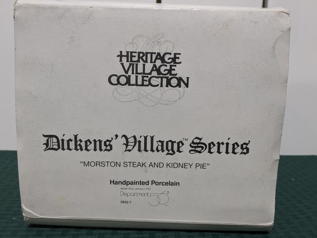Dickens Village Series-Department 66 - Morston Steak And Kidney Pie (The Heritage Village Collection