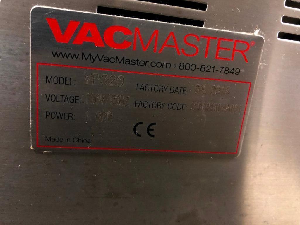 VACMASTER Model: VP320 Chamber Vacuum Sealer w/ Large Asst. of Vacuum Seal Bags, All Sizes