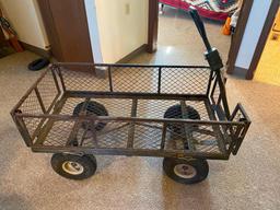 Wire Mesh Utility Wagon/Cart