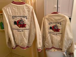 Lot of 2 Vintage Mens XXXL Jackets from Steamer's Restaurant & Lounge, Valley, NE