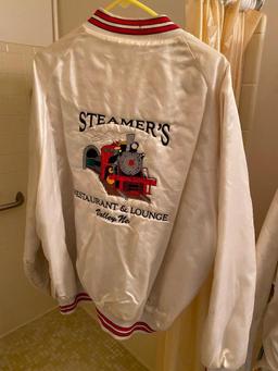 Lot of 2 Vintage Mens XXXL Jackets from Steamer's Restaurant & Lounge, Valley, NE