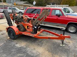 2015 Ditch Witch RT20 Trencher w/ Ditch Witch S2B Trailer - Just 140 Hours, VG Cond, Runs Great