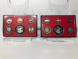 Two 1979 United States Proof Sets, Narrow Rim