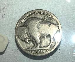 1914 D Buffalo Nickel Restored Date