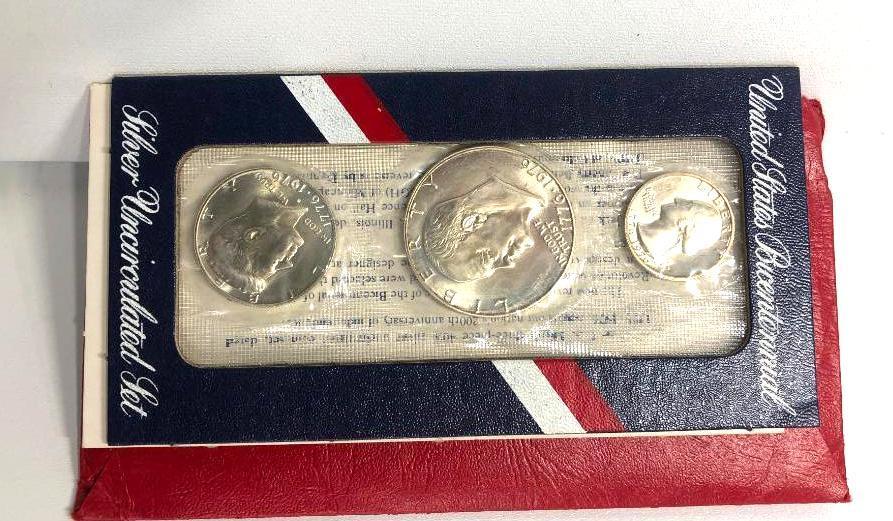 40% Silver OGP Original Government Packaging Bicentennial Set 1776-1975