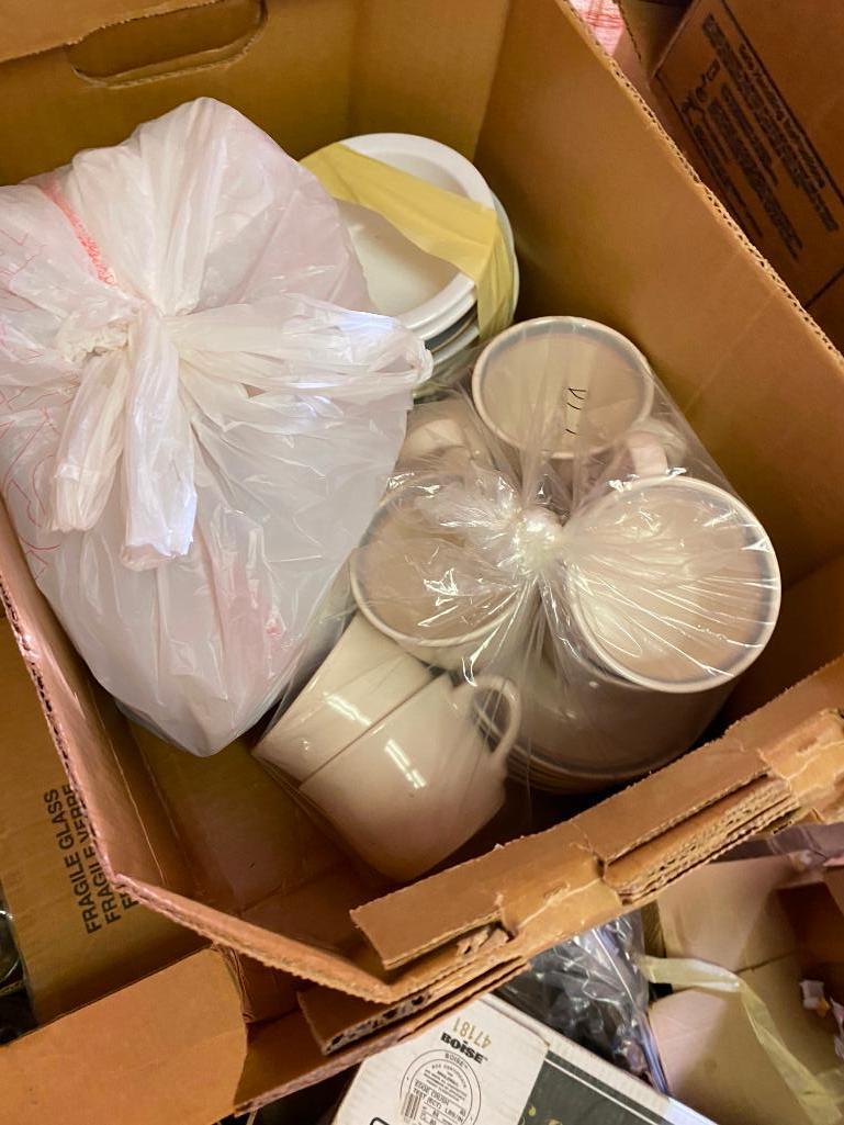 Several Boxes of Misc. China and Glassware