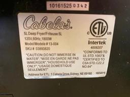 Cabelas Deep Fat Fryer, Model: 13-004