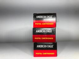 (3) Three American Eagle Pistol Cartridges 327 Federal Magnum 100 Grain MSRP: $29.99