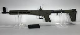 Keltec Rifle .40 Cal Glock 23 mags, 13 Round Mag SUB 2000 Blued/Green Grip SN: F9D80