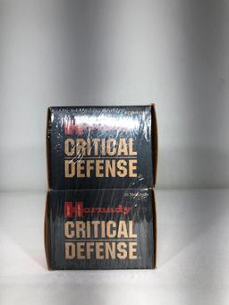 (4) Four Hornady Critical Defense 410 Triple Defense FTX Slug and Round Balls 410 Triple Defense