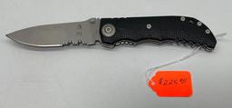 Lone Wolf Knives Harsey D2 Auto with Serrated Blade MSRP: $225.00