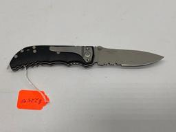 Lone Wolf Knives Harsey D2 Auto with Serrated Blade MSRP: $225.00