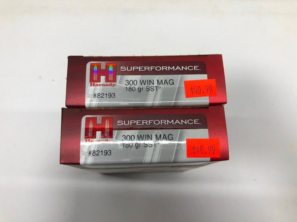 (2) Two Superformance 300WIN MAG 180GR SST MSRP: $40.99