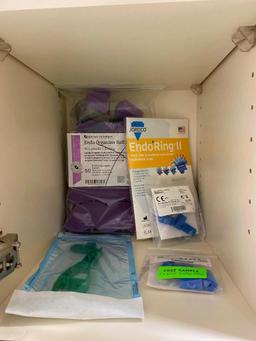 3 Packages of 5 Zirc SE Cushions, Dental Tool, Jordco Endo Ring II, Henry Schein Endo Organizer